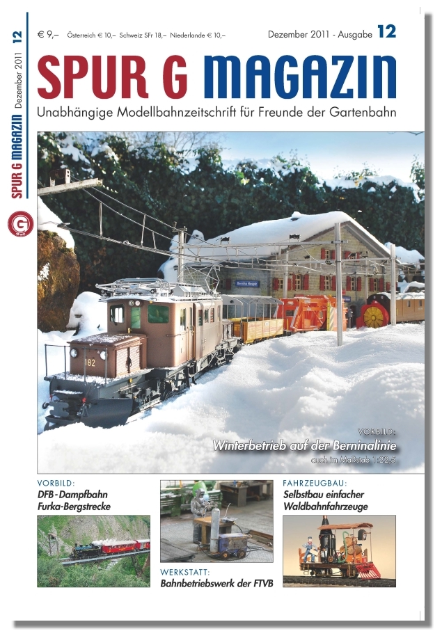 Spur G Magazin Nr. 12 - Club der LGB Freunde Rhein/Sieg e.V. - Dezember 2011