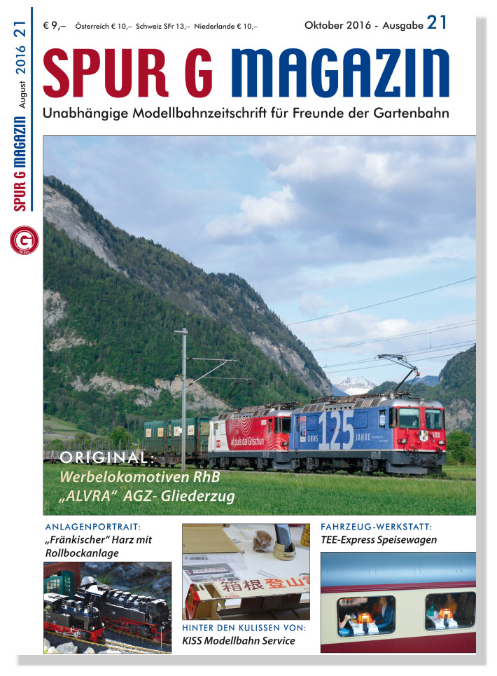 Spur G Magazin - Ausgabe 21 - Oktober 2016